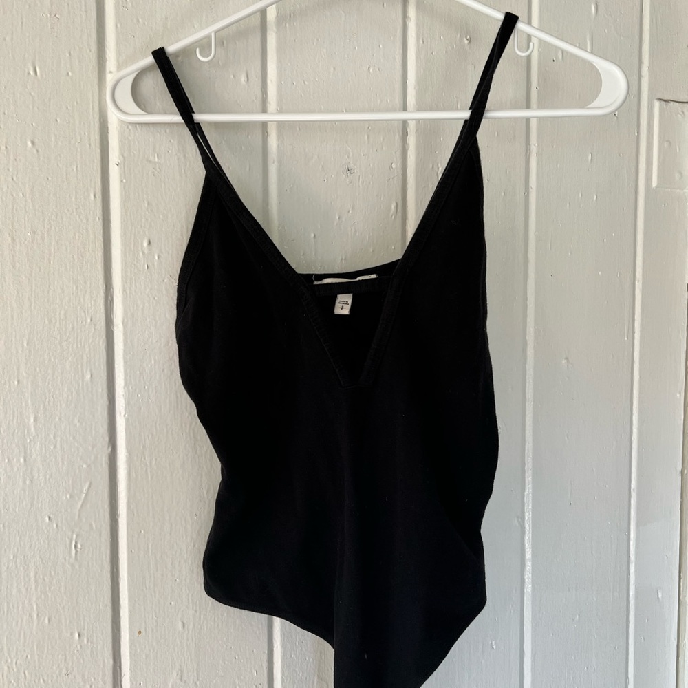 Women’s Express “OneEleven” Black Thong Bodysuit